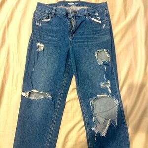 Boyfriend, rustic jeans